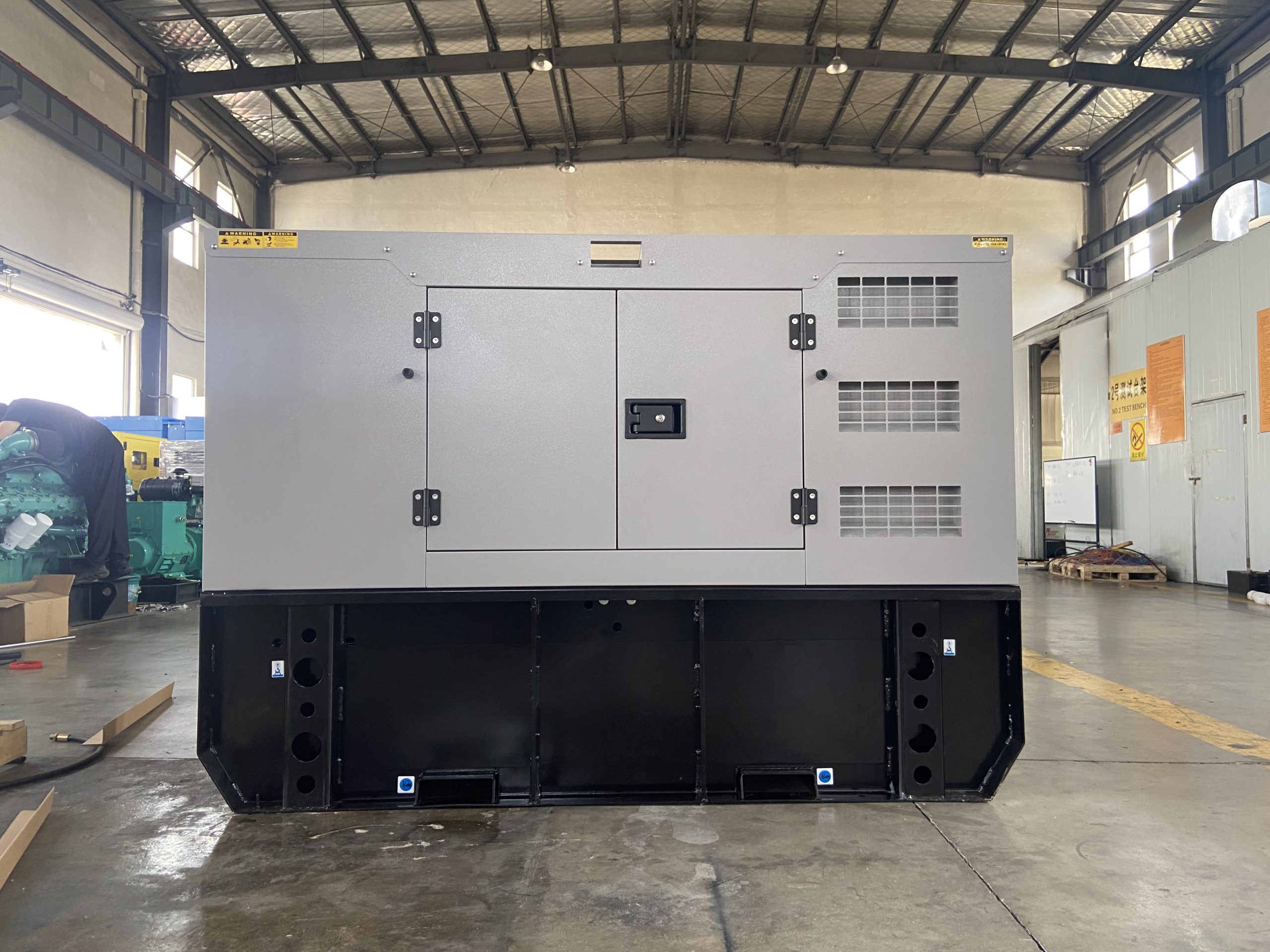 24 units of 30kVA Cummins silent diesel generator sets shipped in containers